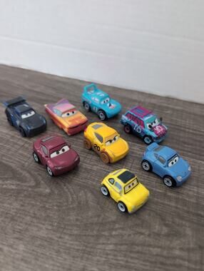 DISNEY PIXAR CARS Mini Racers Lot of 8 – Mattel Diecast Collection NO DOUBLES